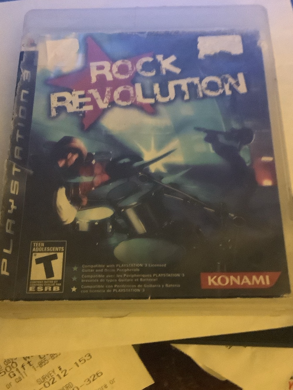 Rock Revolution PlayStation 3 Game - Blue